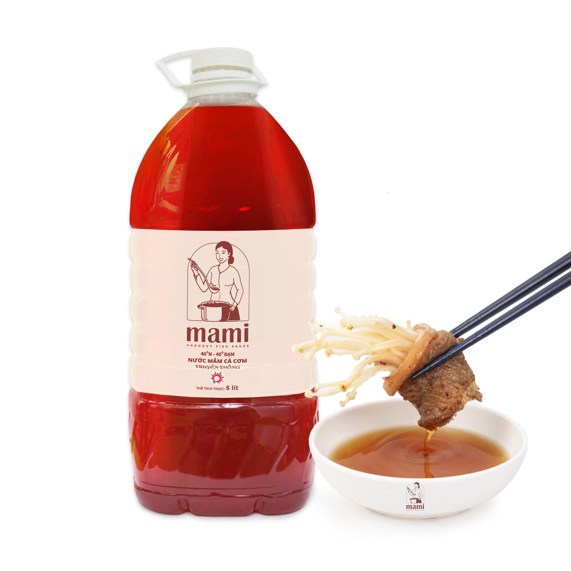 NƯỚC MẮM CÁ CƠM MAMI 40N- 5L