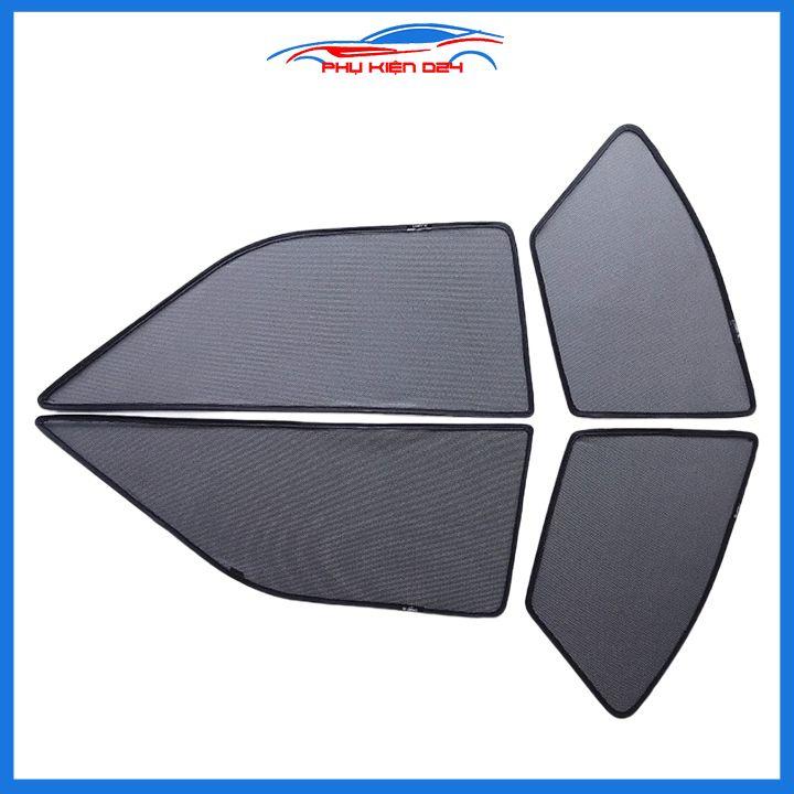Bộ 4 rèm chắn nắng nam châm Camry 2012-2013-2014-2015-2016-2017-2018 khung cố định chống tia UV