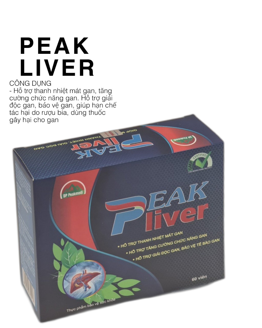 PEAK LIVER giảm nóng trong, mẩn ngứa