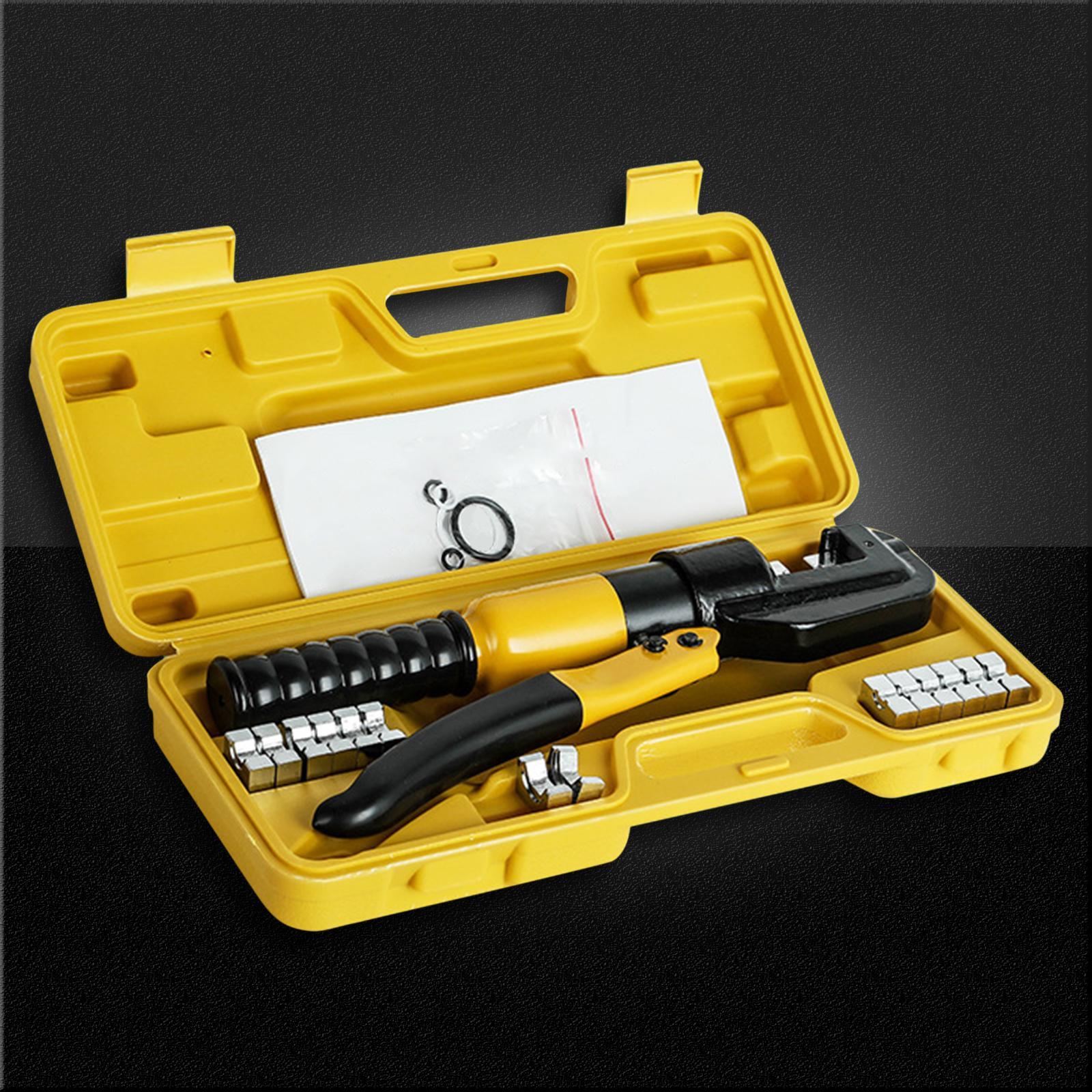 Hydraulic Electric Cable Tool Kit Wire Terminal Crimping Set for Butt Connectors