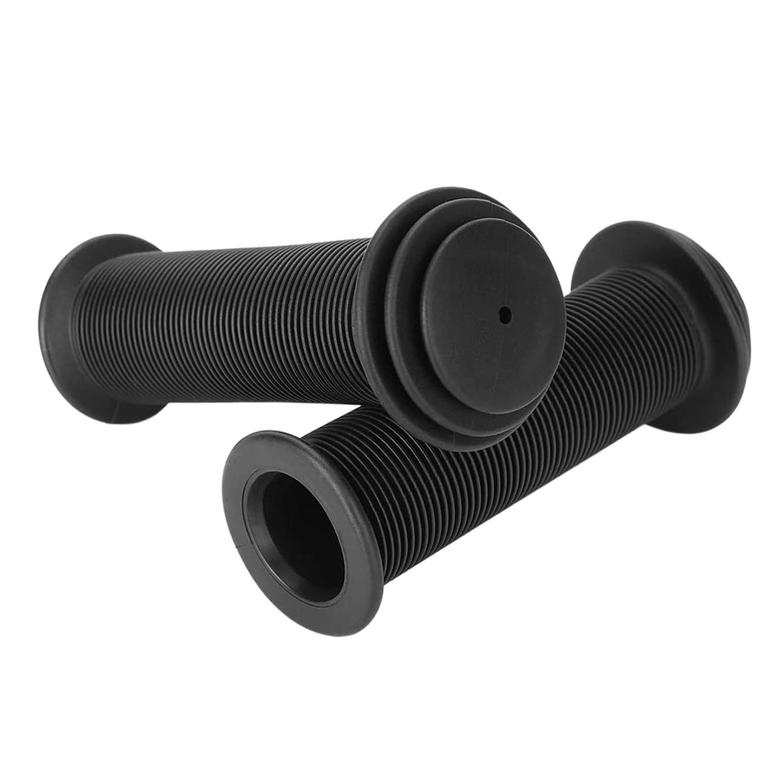 2x Soft Bicycle Handlebar Grips Rubber Bike Grips Cover Shock Resistance Sleeve MTB Bike Handle Grips for , Tricycle, Cycle, Kids Bike