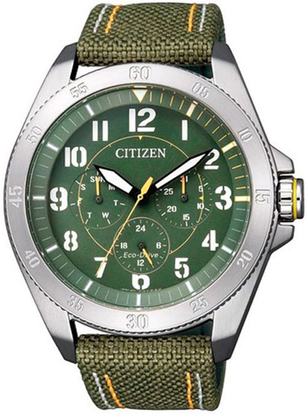 Đồng Hồ Nam Citizen Dây Vải Nato BU2030-09W - Mặt Xanh 