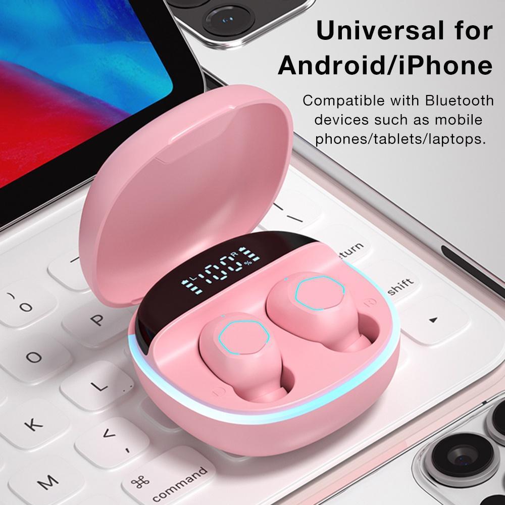 Tai Nghe Bluetooth M13 Tai Nghe Không Dây Bluetooth 5.2 Macaron Tích Hợp Mic Điều Khiển Cảm Ứng Tiếng Ồn