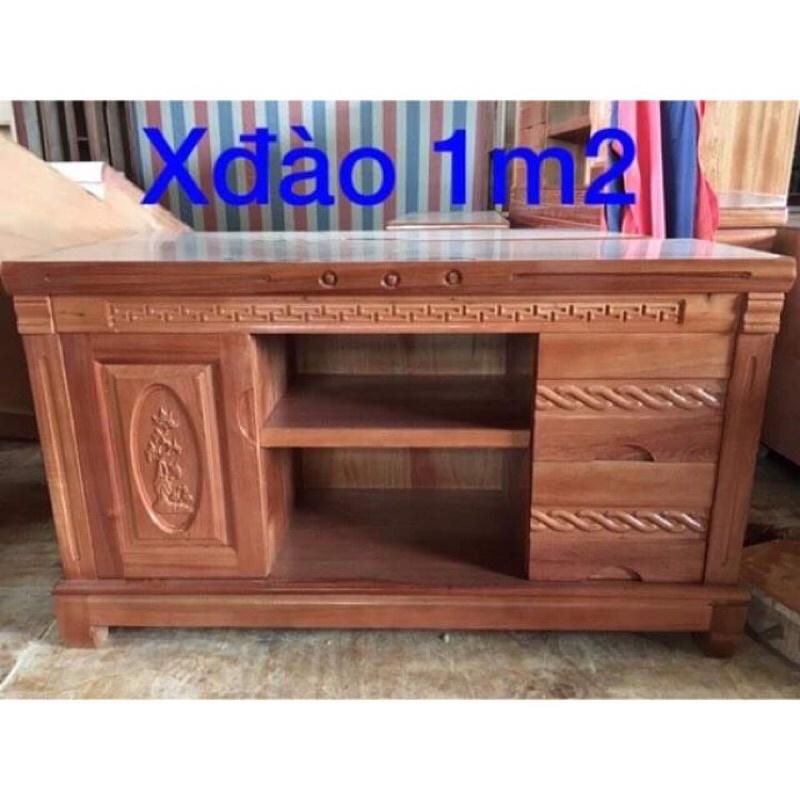 kệ gỗ xoan đào 1m2 sang trọng