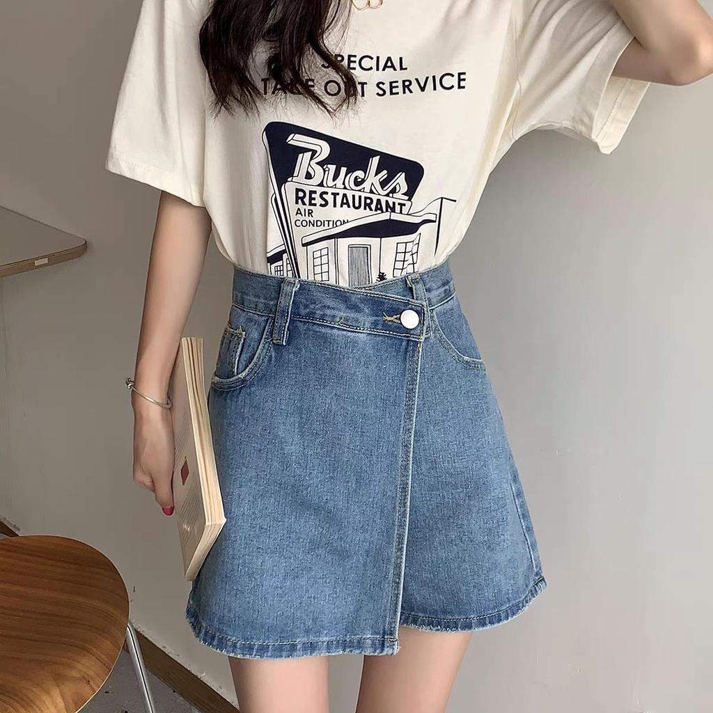 Quần Short Giả Váy Phong Cách Đơn Giản_G2