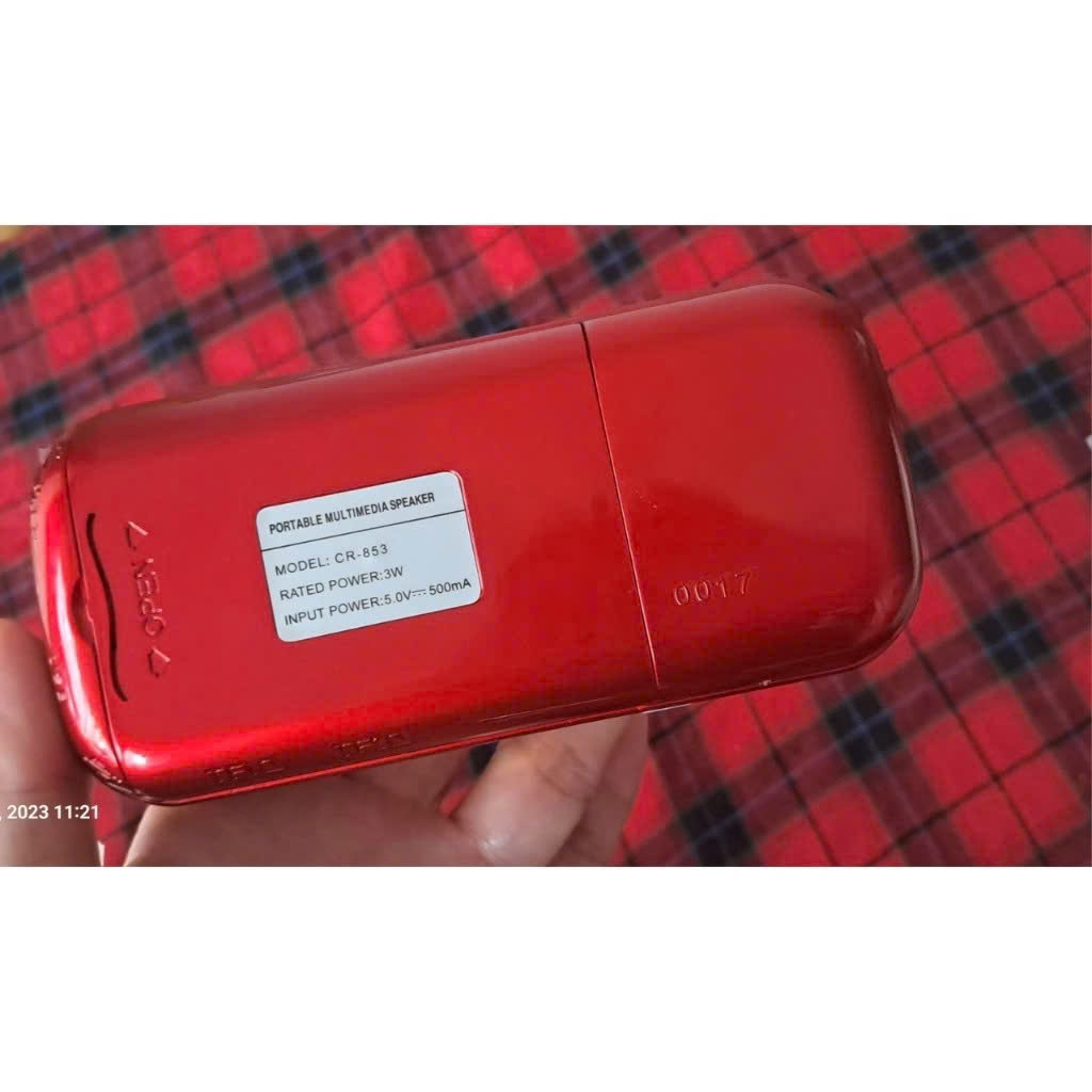 Loa Nghe nhạc USB, thẻ nhớ Craven 853 3pin (màu ngẫu nhiên) - hàng nhập khẩu