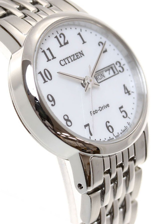 Đồng Hồ Nữ Citizen Dây Thép Không Gỉ EW3250-53A - Mặt Trắng (Sapphire)