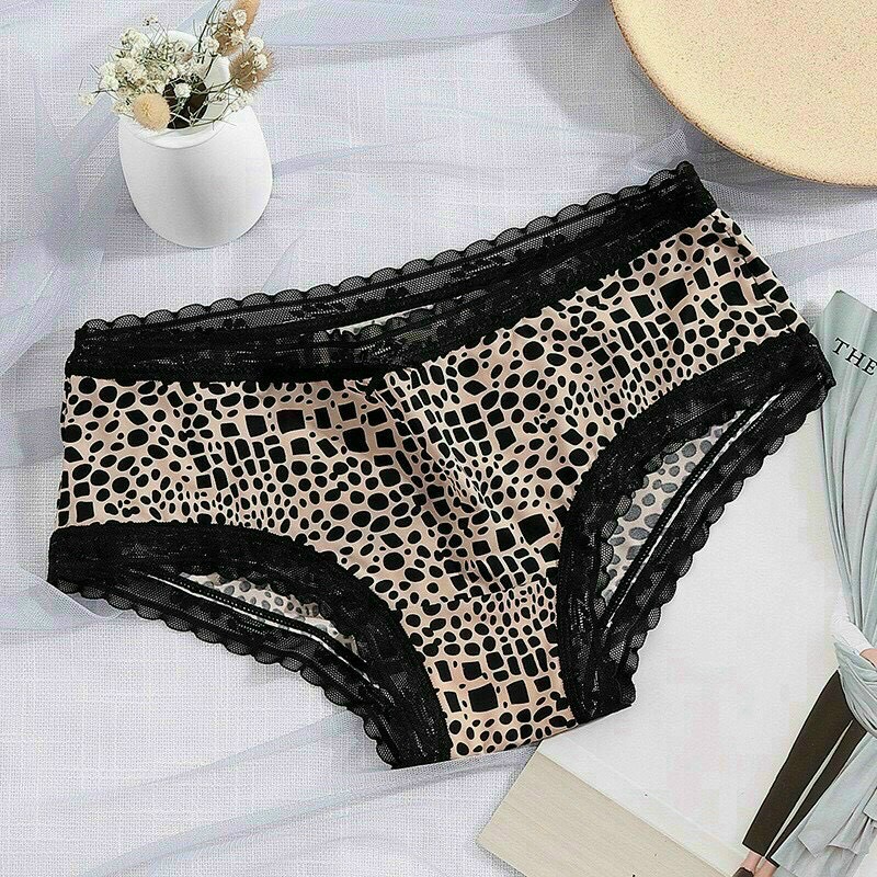 Combo3 Quần lót nữ thun lạnh mềm mịn,kháng khuẩn,nâng mông ôm sát cơ thể,co giãn 4 chiều,viền ren da beo