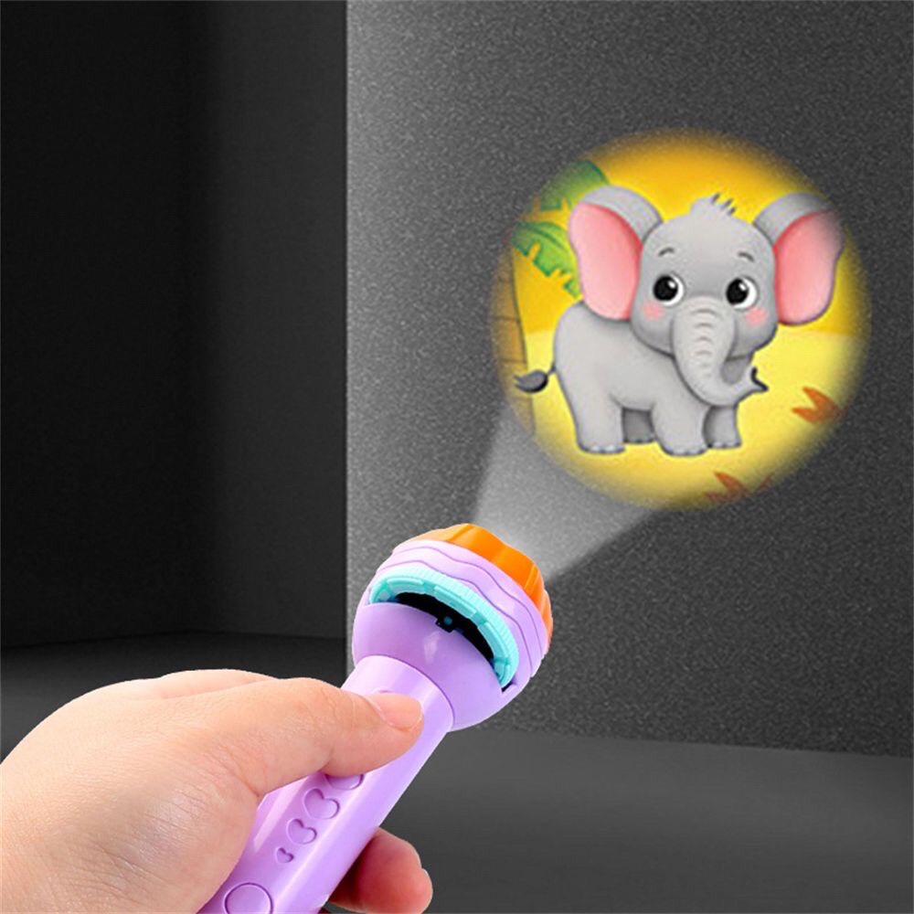 Đồ Chơi Đèn Pin Chiếu Hình Nhiều Chủ Đề Sinh Động Cho Bé Yêu