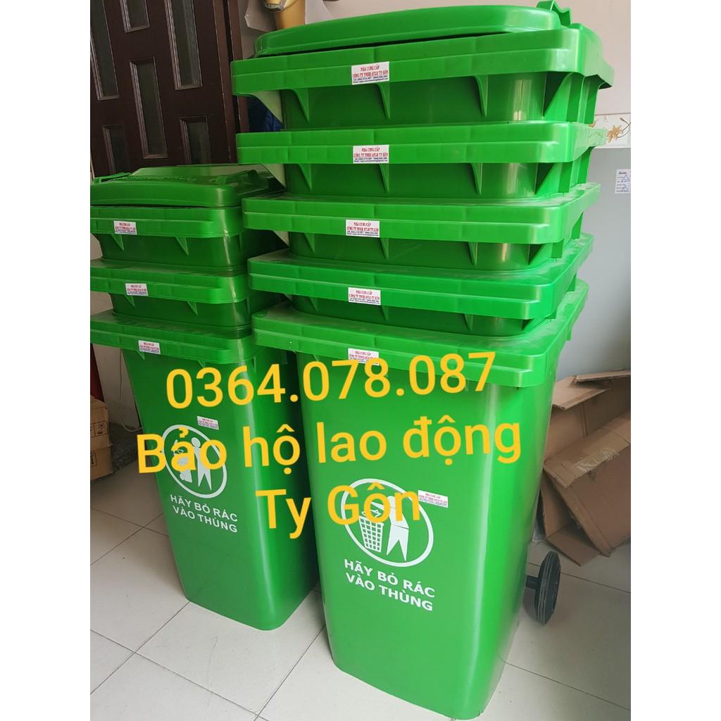 THÙNG RÁC 120L - NHỰA CAO CẤP HDPE