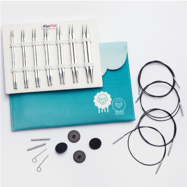 Bộ kim đan thân vuông 5inch Nova Cubics hãng Knitpro