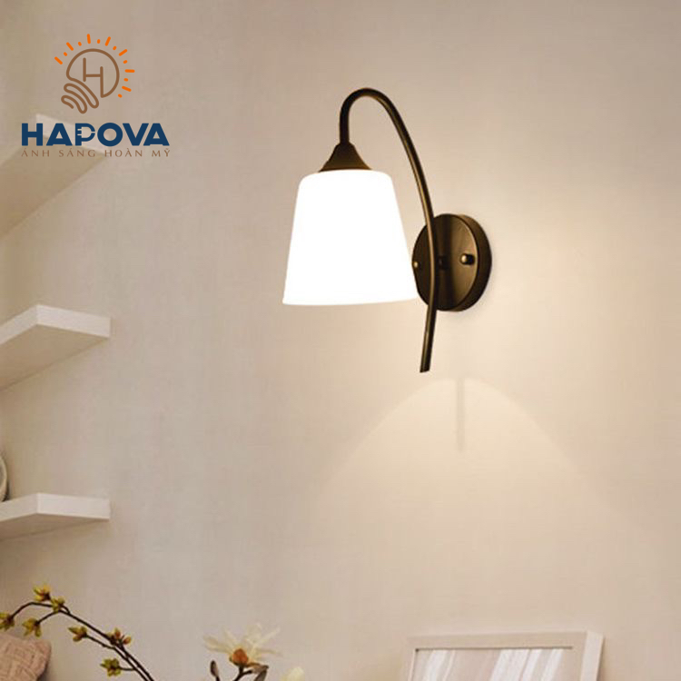 Đèn ngủ treo tường, đèn led gắn tường HAPOVA ETIPER 0840 + Tặng kèm bóng led AS Vàng