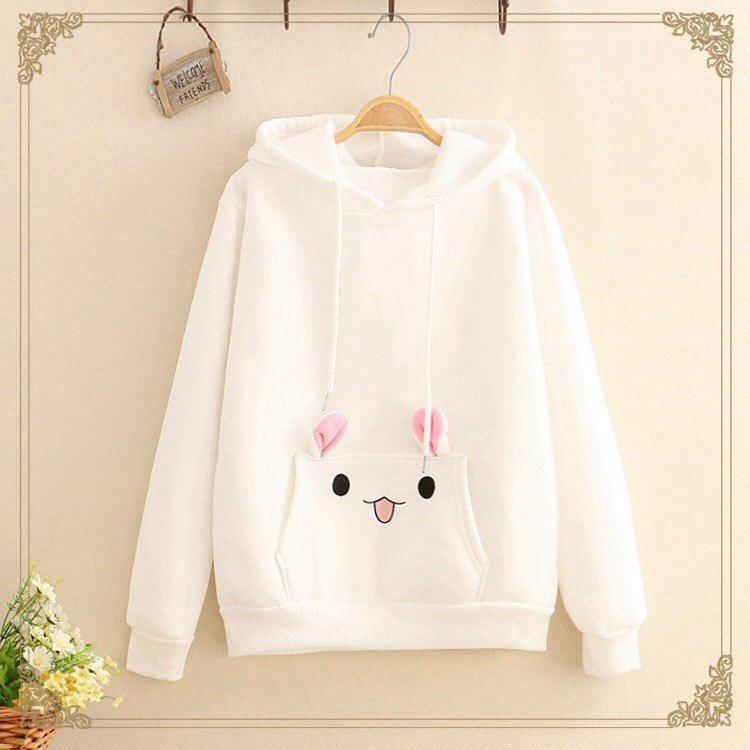 Áo hoodies form to y hình có mũ