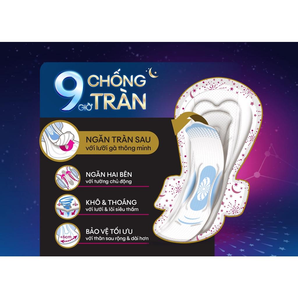 Băng Vệ Sinh Có Cánh 28cm Kotex Siêu Ban Đêm 9 Giờ Chống Tràn 12 miếng