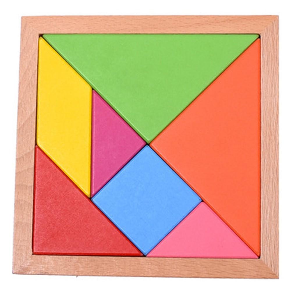 Bộ Xếp Hình Trí Uẩn TANGRAM Babo Đồ Chơi Thông Minh Bằng Gỗ Cho Bé