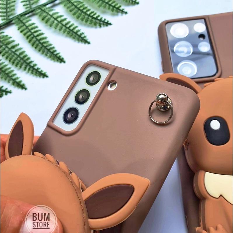 Ốp Lưng Ví Pokemon Kèm Dây Đeo Cho Samsung Galaxy S23 Ultra / S23 Plus / S22 Ultra / S22 Plus / S21 Ultra / S21 Plus / S20 Ultra / S20 Plus / S20FE/ S10 Plus / Note 20 Ultra/ Note 20 / Note 10 PLus / Note 10