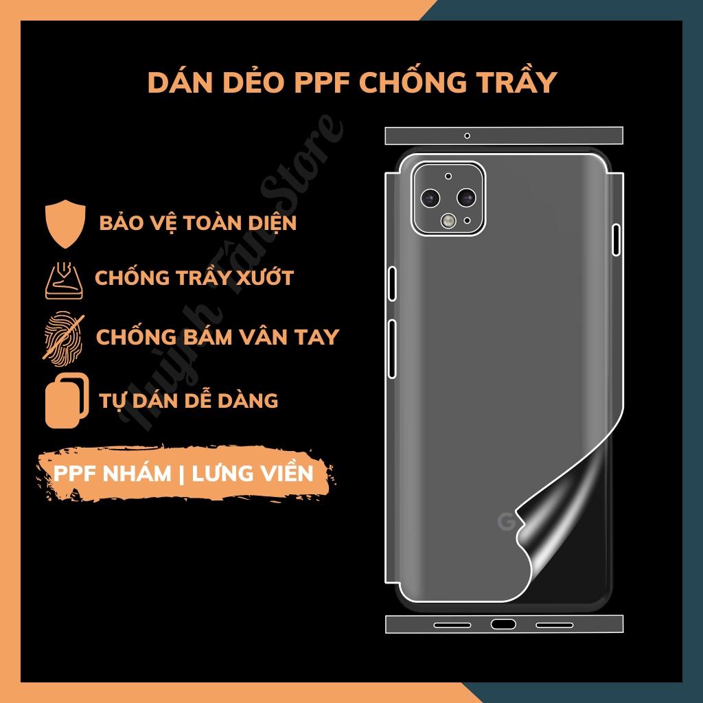 Dán dẻo PPF Google Pixel 4, 4XL trong suốt hoặc nhám , chống trầy xướt, giữ nguyên vẻ đẹp ban đầu