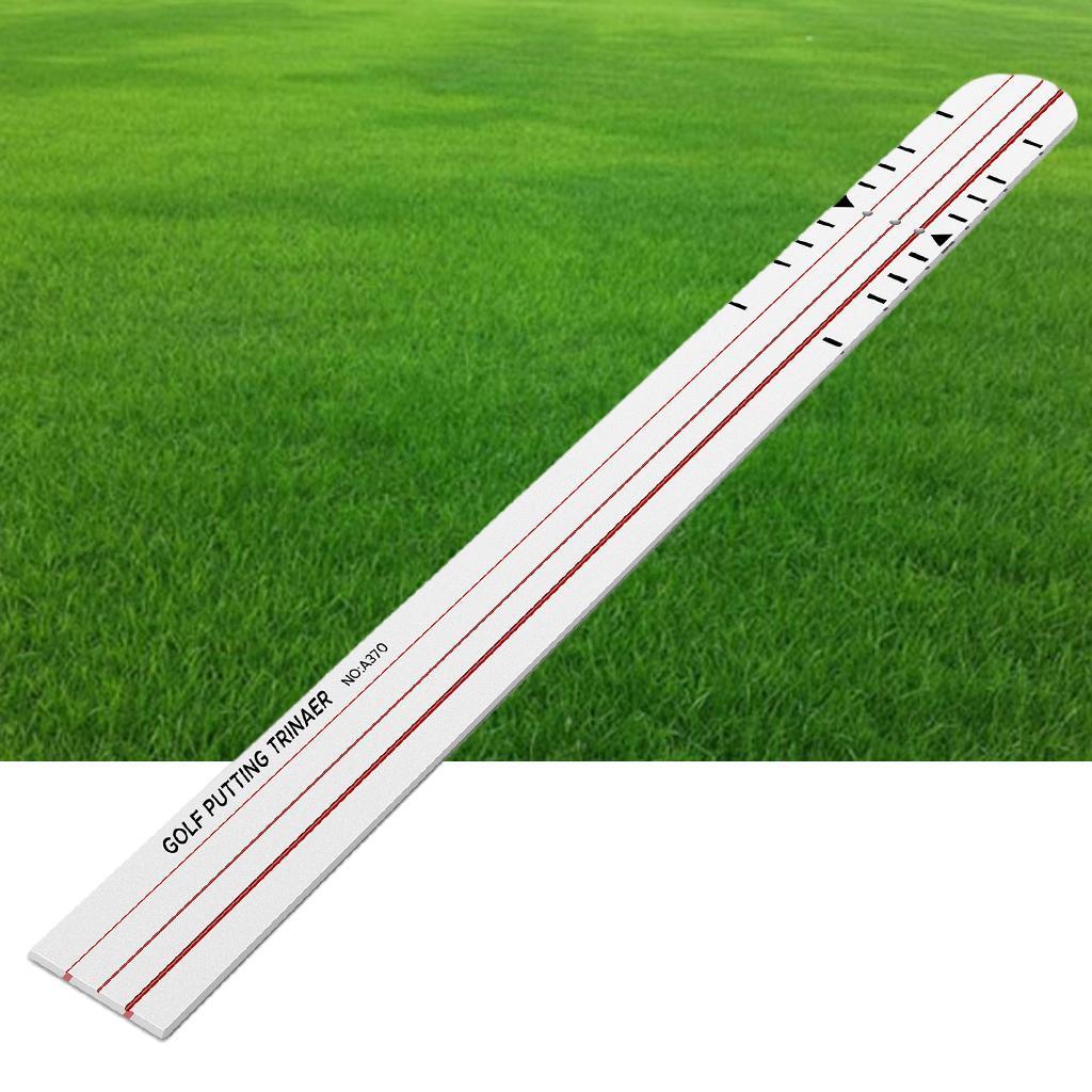 Golf Putting Alignment Aid Swing Trainer Batting Hitting Putting Practice