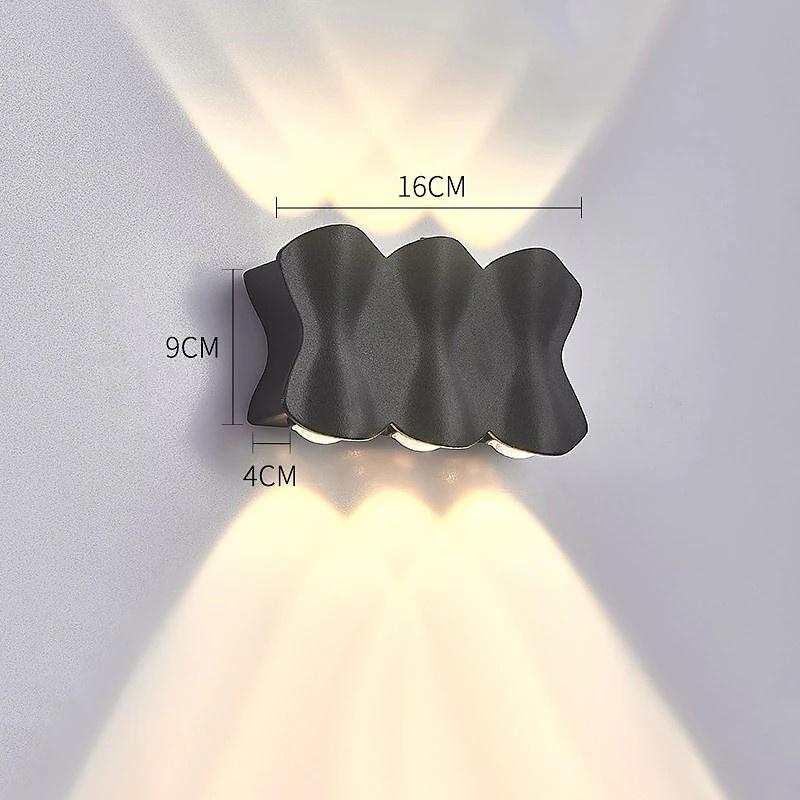 Đèn trang trí hắt tường hai đầu 6 bóng LED