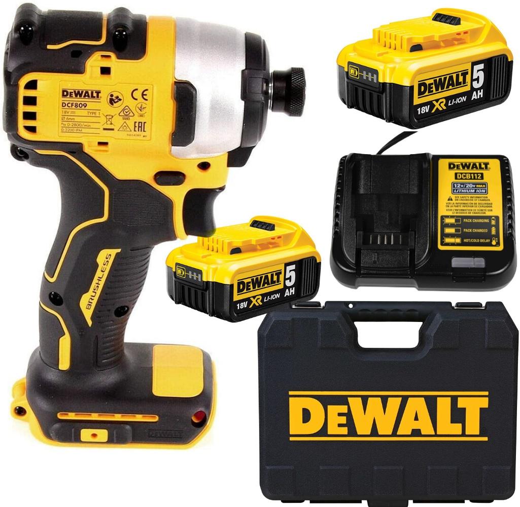 MÁY VẶN VÍT CẦM TAY 20VMAX/BL DEWALT DCF809P2-KR- HÀNG CHÍNH HÃNG