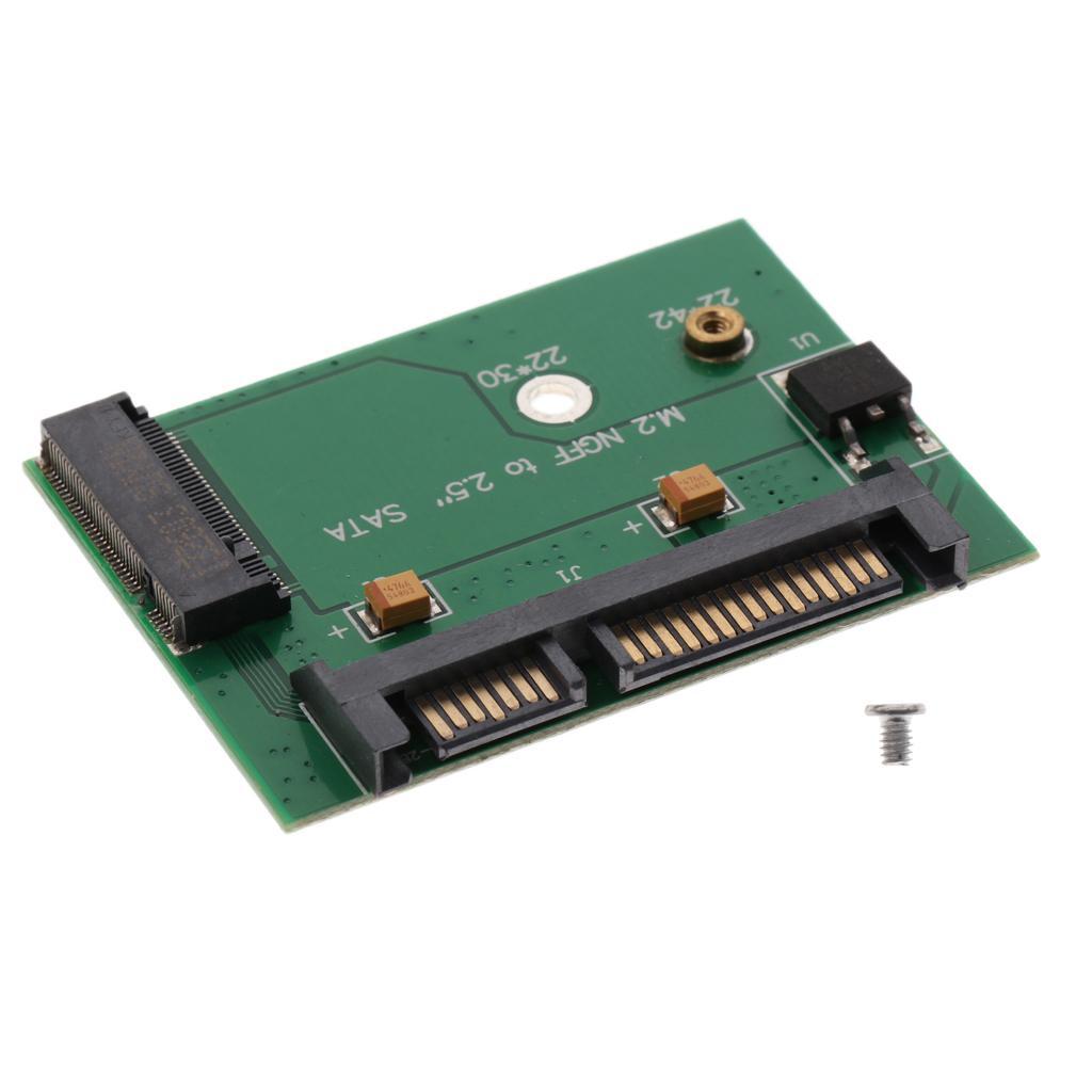 M.2 NGFF SSD to 2.5inch SATA Adapter Converter Card Support B-key