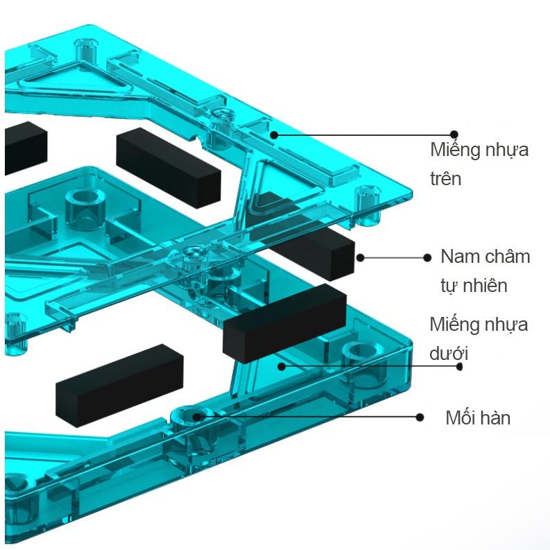 Bộ đồ chơi xếp hình nam châm 4D Magnetic Sticks cầu trượt thả bóng Đồ chơi thông minh giáo dục cho bé sáng tạo