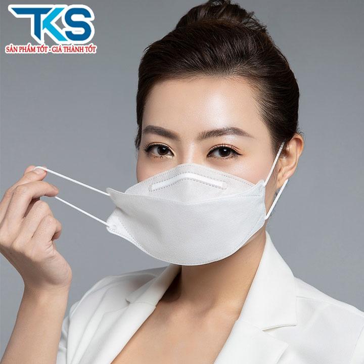Khẩu trang 4D KF94 công nghệ Hàn Quốc chống bụi mịn và kháng khuẩn