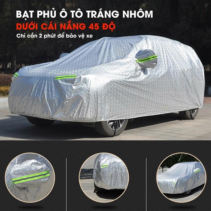 Bạt phủ xe ô tô 5 chỗ Hyundai Tucson, Bạt trùm xe SUV cao cấp chất liệu vải PEVA chống nắng mưa không thấm nước