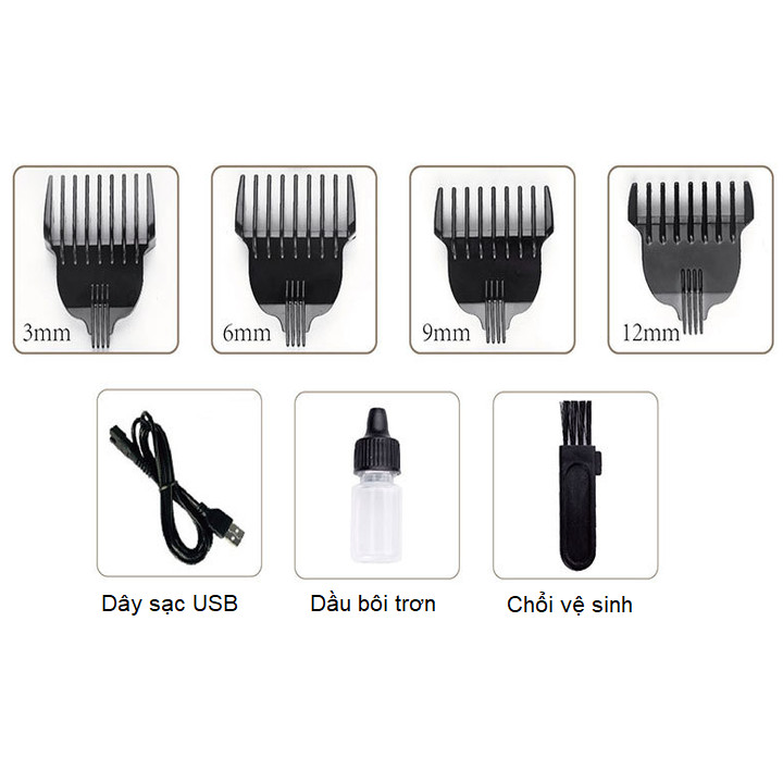 Tông đơ cắt tóc cao cấp DSP TS-90127 thiết kế nhỏ gọn