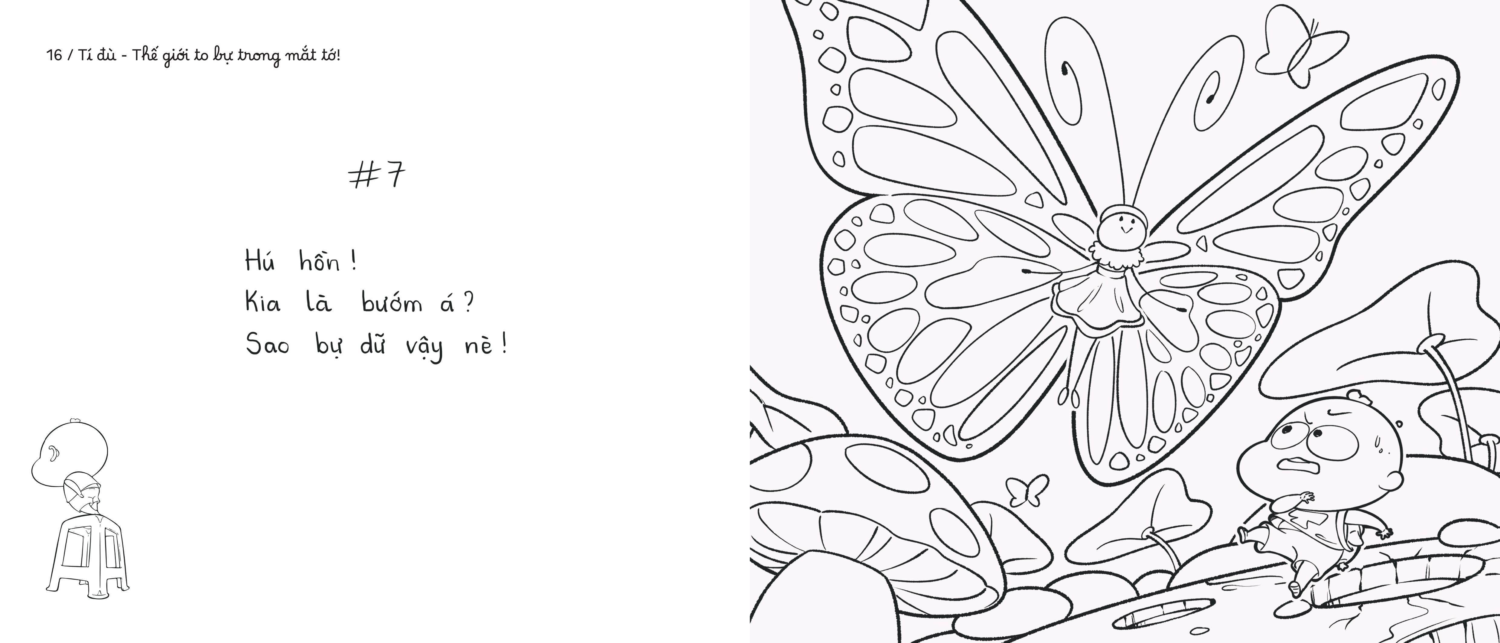 Sách - Tí Đù - Thế Giới To Bự Trong Mắt Tớ! - Sách Tô Màu