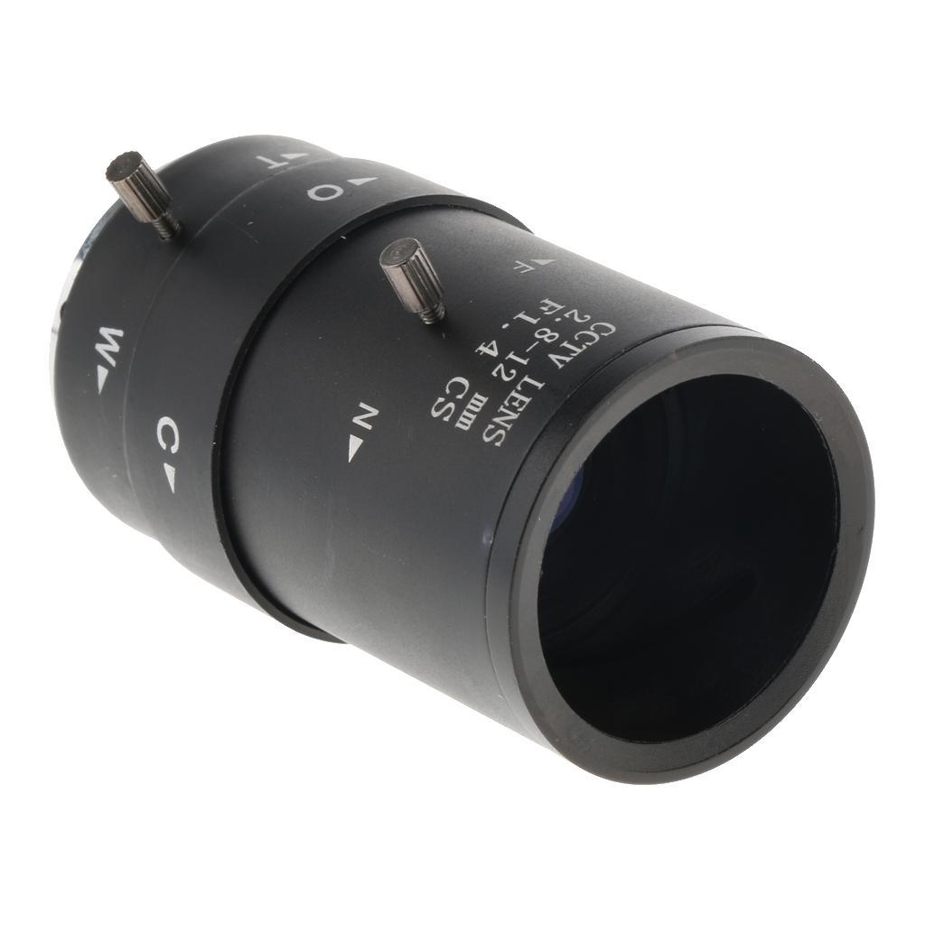 2.8mm-12mm 1/3" 4 Manual Iris Lens CS Mount for Security Camera