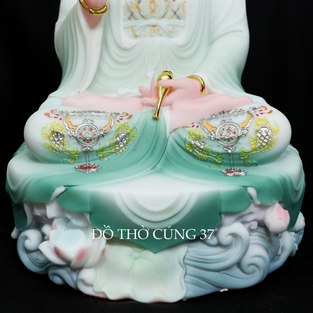 Tượng Quan Âm Bồ Tát - Áo Xanh