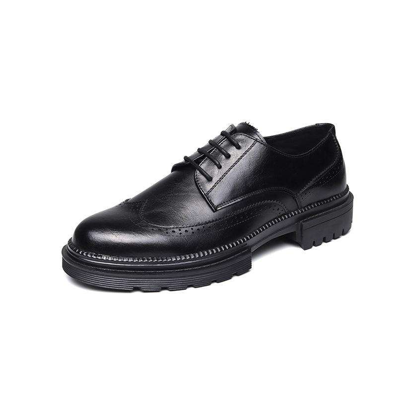 Giày Tây Nam Hiện Đại - Derby Modern Man 02 Black - Thời Trang, Lịch Lãm, Phong Cách - BRC092202