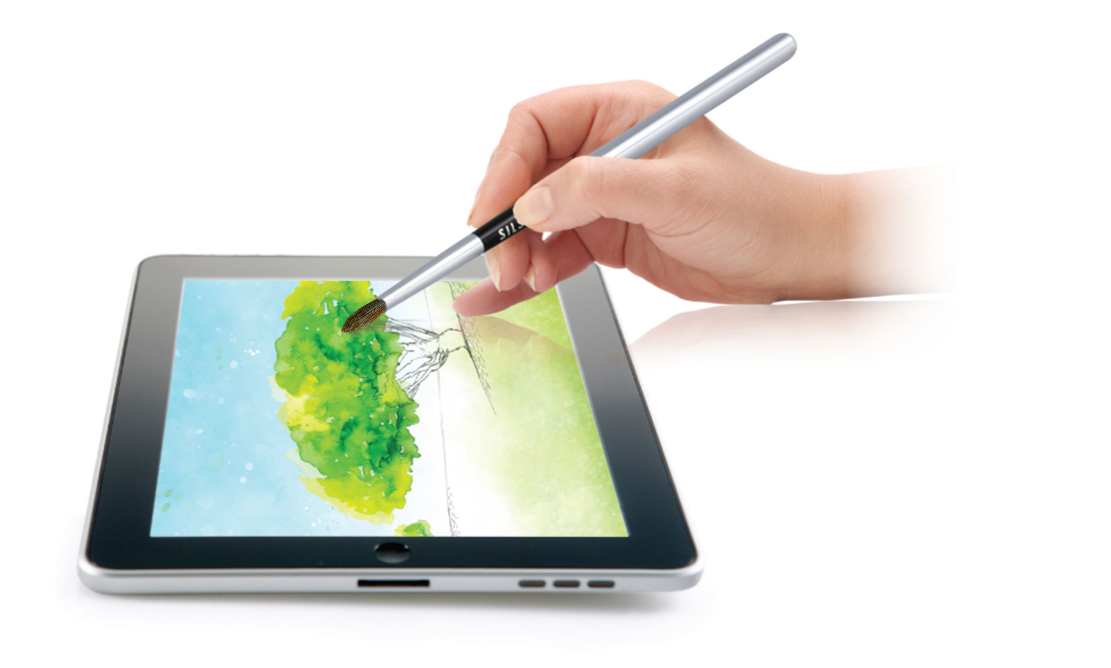 Cọ Stylus SilStar BuTouch Professional Hàn Quốc Tương Thích Android, iOS - Hàng Chính Hãng