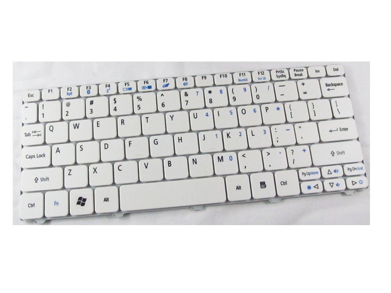 Bàn Phím dành cho Laptop Acer Aspire One D255, D255E, D257, D260, D270, D532H Emachines 350, 355, Gateway LT21 LT32 LT22 LT23 LT25 LT27 LT28 LT40 ( Màu Trắng)