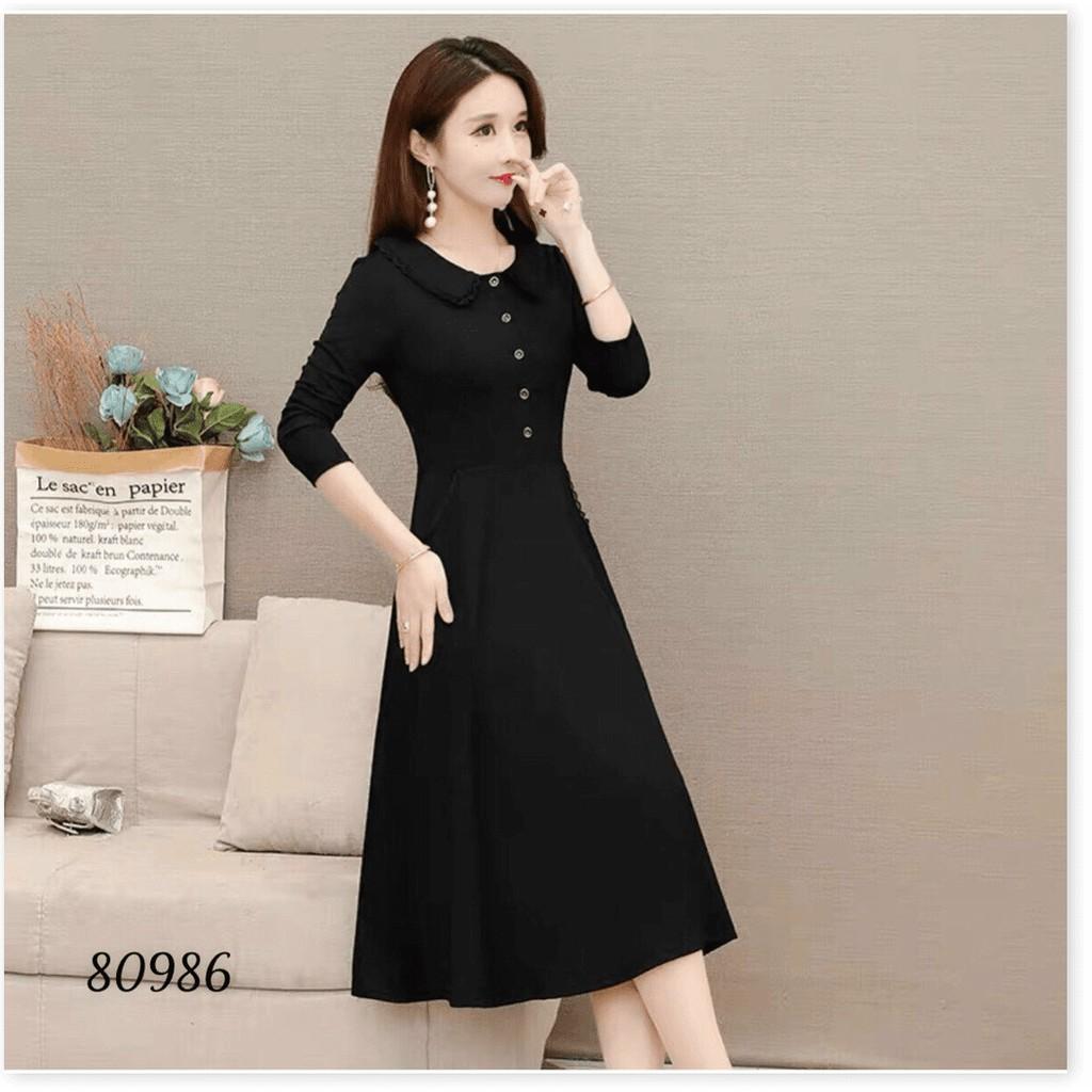 ĐẦM XÒE DỰ TIỆC CÓ NÚT CÚC CỰC XINH TÔN DÁNG THANH LỊCH CHO CHỊ EM THỜI TRANG 1HITSTORE1