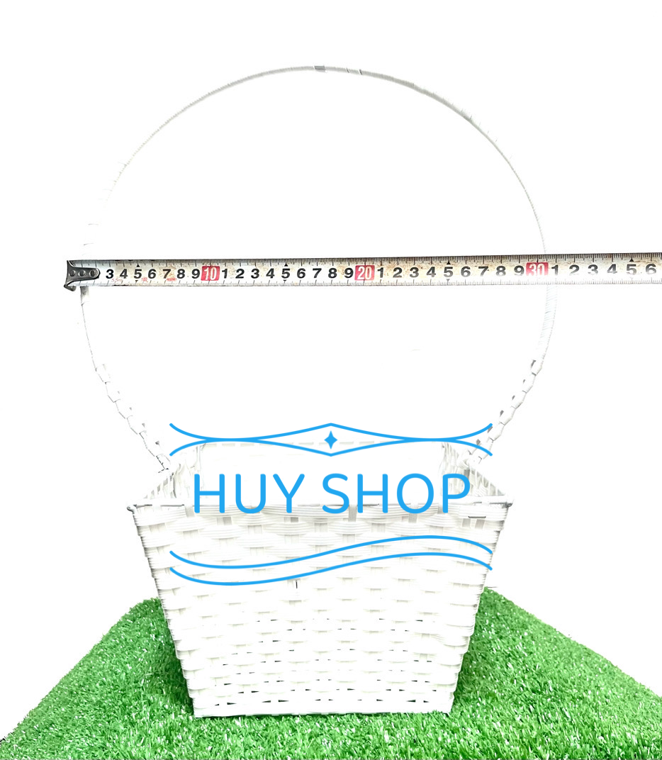 Giỏ Mây VUÔNG số 2  trang trí nhà cửa