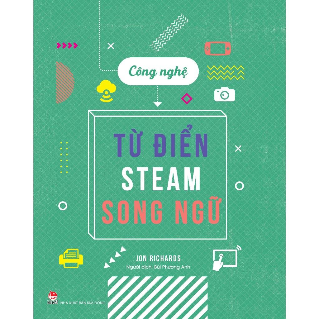 Sách - Từ Điển STEAM Song Ngữ - Kim Đồng