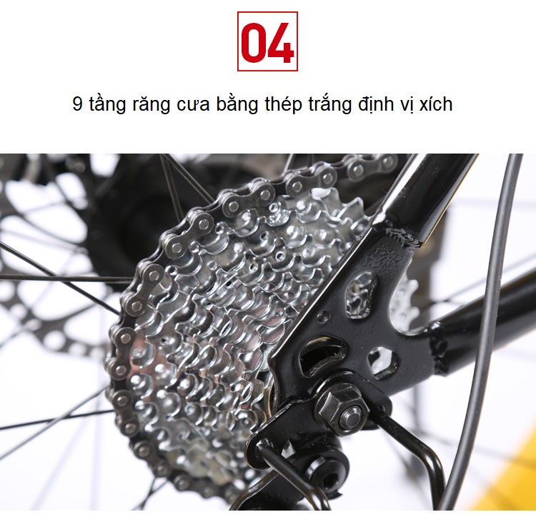 Xe đạp bánh béo 26inch 7 tốc độ khung cacbon siêu nhẹ