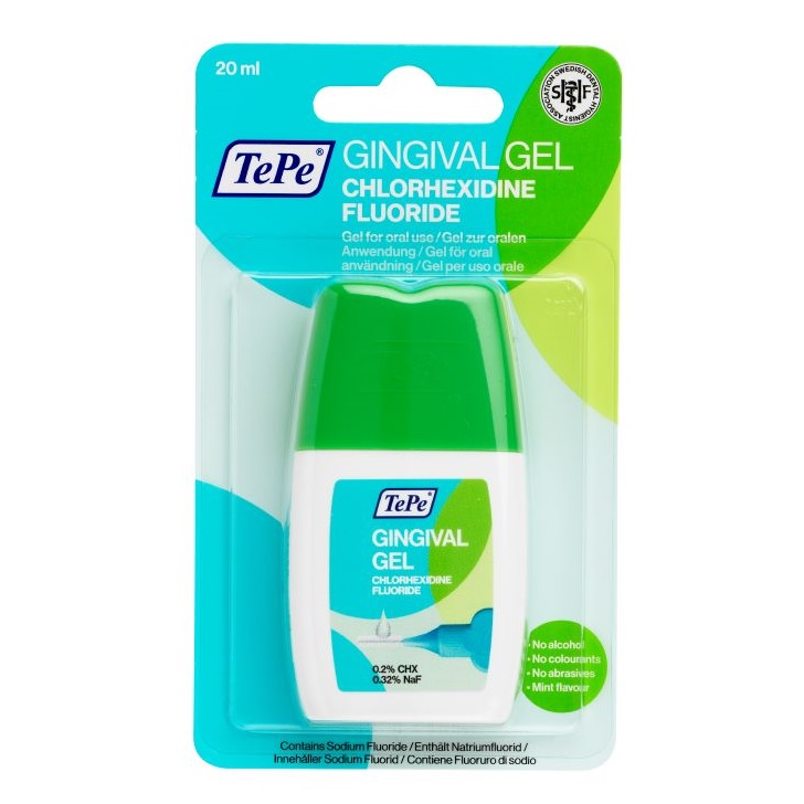 Gel Fluor và Chlor đặt vùng nướu răng Tepe Gingival