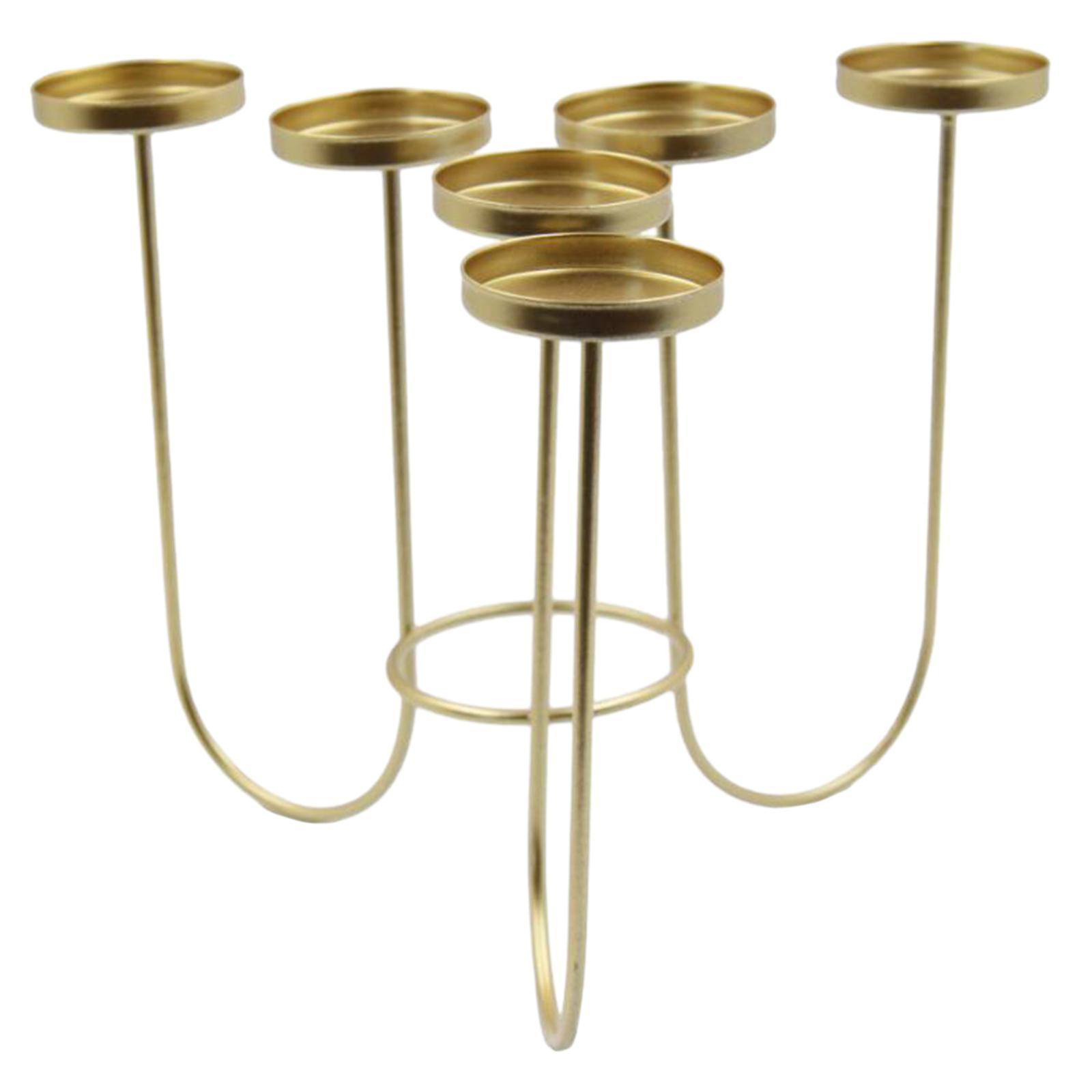Tealight Candles Holder Candelabras Farmhouse Home Candles Stand Metal Candlestick for Prayer Candles Dining Room Housewarming Taper Candles