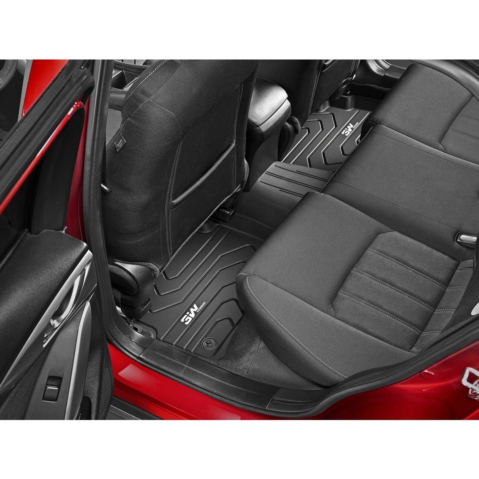 Thảm lót sàn xe ô tô MAZDA 3 2019 - nay nhãn hiệu Macsim 3W - chất liệu nhựa TPE đúc khuôn cao cấp - màu đen