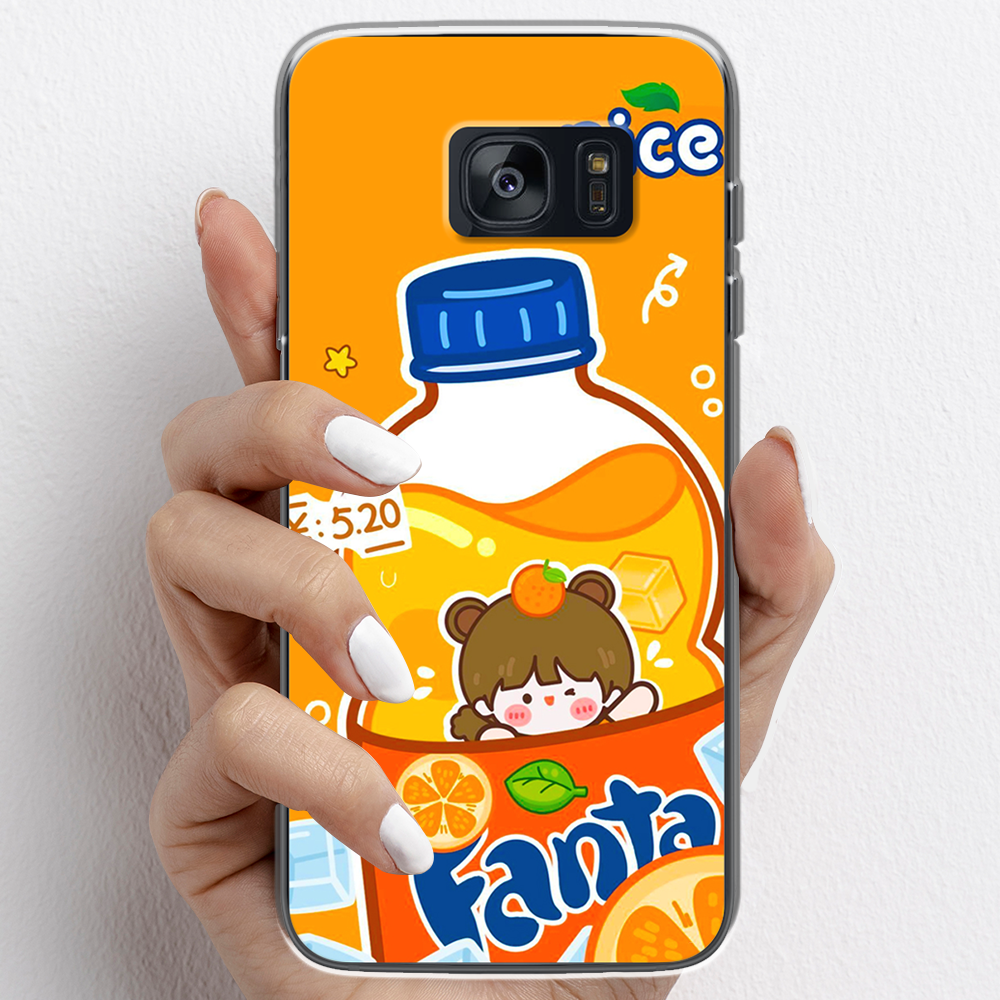 Ốp lưng cho Samsung Galaxy S7, Samsung Galaxy S7 Edge nhựa TPU mẫu Nước cam