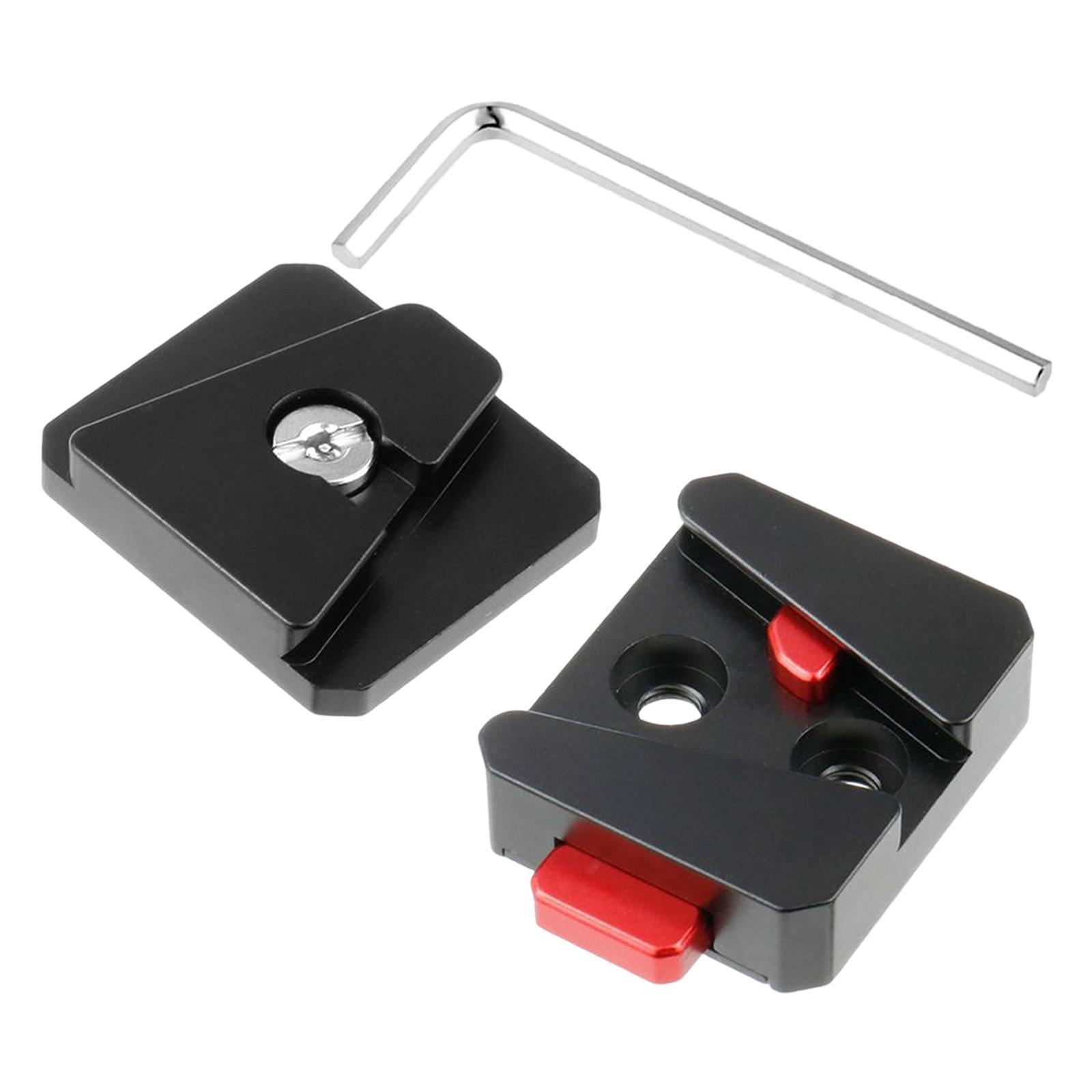Mini V Mount Quick Release Plate Portable Anti Slip Lightweight V Lock Plate for Slr Camera