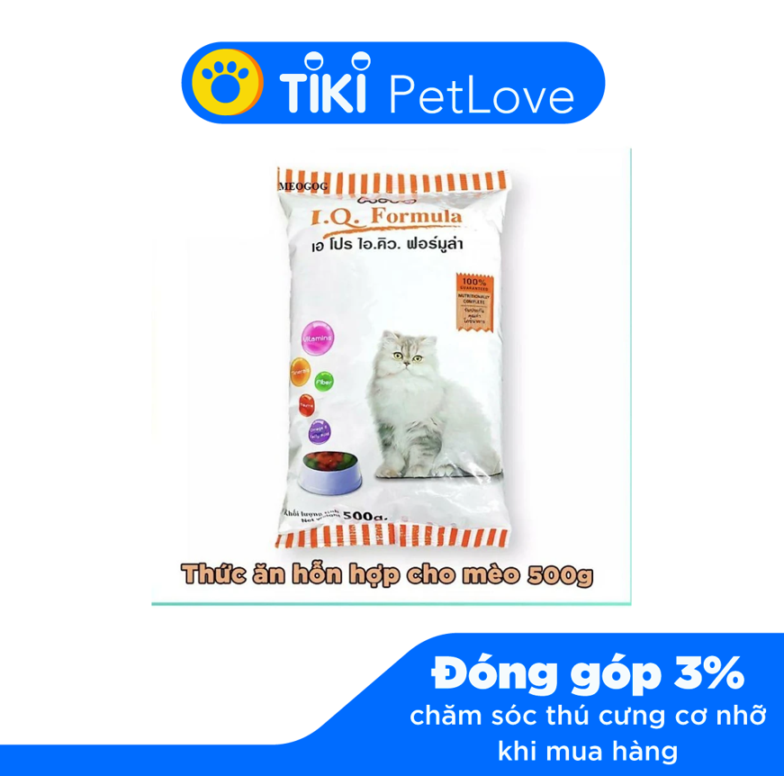 HẠT CHO MÈO IQ 500g