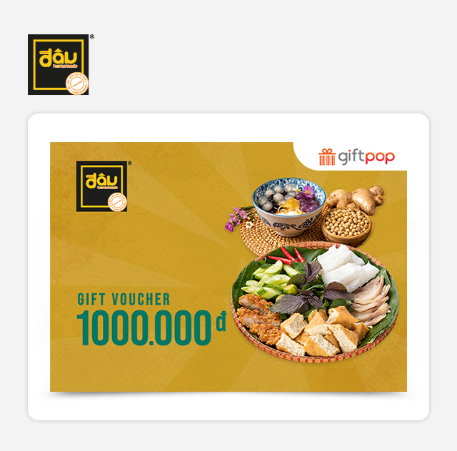 Evoucher Phiếu Quà Tặng Đậu Homemade 1000K