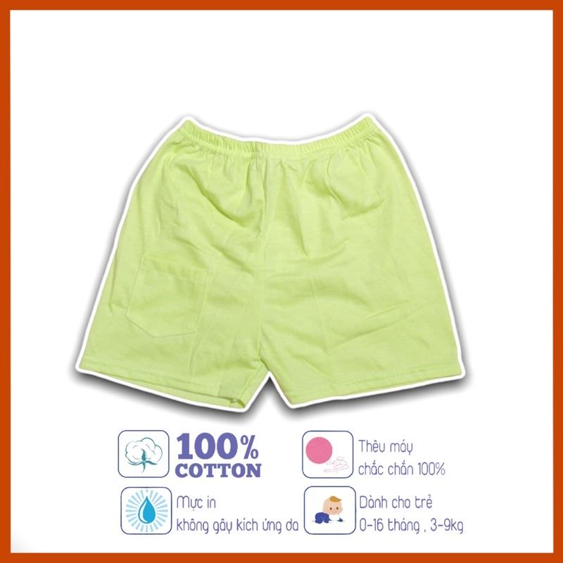 Set áo quần cộc tay trẻ em sơ sinh  thêu hình con trâu - 5 màu - dành cho trẻ 3 - 9kg