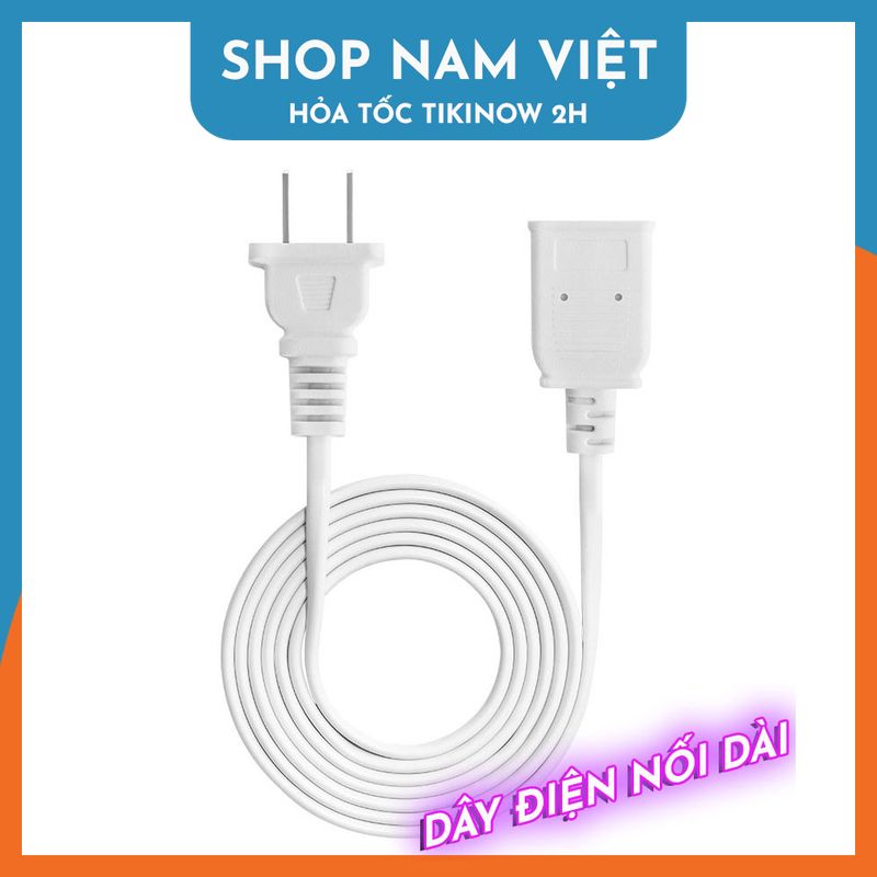 Dây Cắm Điện Nối Dài Để Cắm Đèn, Quạt, Cục Sạc