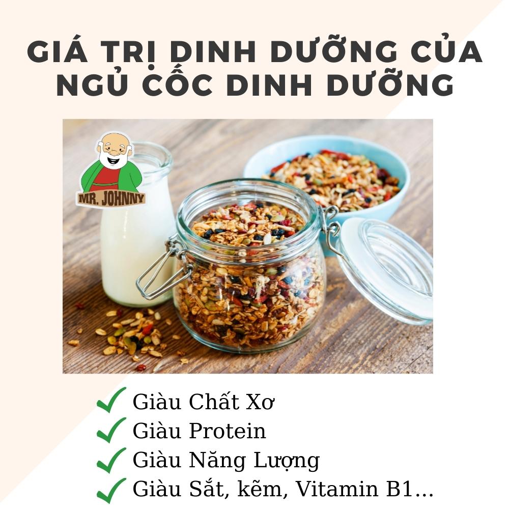 Granola Ngũ Cốc Dinh Dưỡng Hộp 450g, Thực Phẩm Ăn Kiệng Cho Người Giảm Cân, Cho Mẹ Bầu