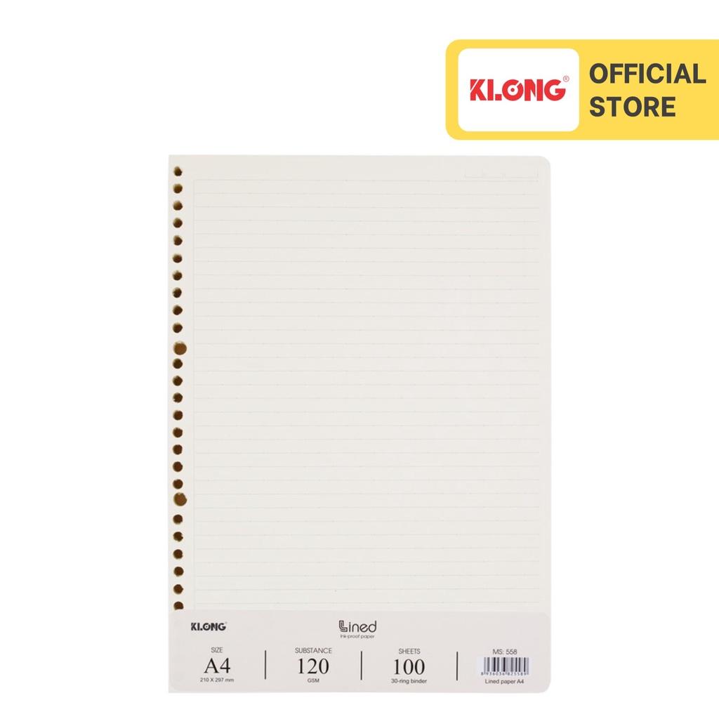 Ruột sổ còng kẻ ngang A4 100 tờ 200 trang MS: 558